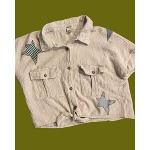 XL Upycycled Cotton Rachel Paige Shirt